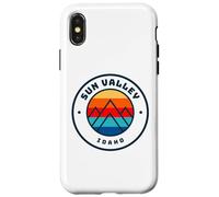 Sun Valley Idaho Ski Snowboard Mountain Family Ski Coque pour iPhone X/XS
