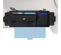 Sun Visor Extender - Foldable Visor Extender with Mirror and Card Slot