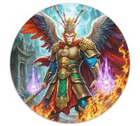 Sun Wukong 1000 Pièces Puzzle, Adulte & Enfant, Jeu d'Intelligence, Mythology, Puzzle Circulaire, Moderne DIY, Cadeau Unique (67.5x67.5cm)