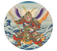 Sun Wukong 1000 Pièces Puzzle, Intelligence, Mythology, Puzzle Circulaire, Classique Bricolage, Enfant, Décompression, Cadeau (67.5x67.5cm)