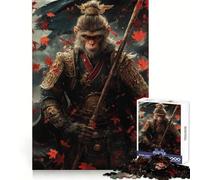 Sun Wukong Le Roi Singe Guerrier Puzzle de 1000 pièces pour Adultes et Adolescents Stimulation de la mémoire et détente Idée Cadeau de Noël 50x75cm