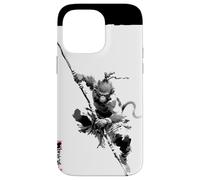 Sun Wukong The Monkey King Mythologie Chinoise Art Vintage Coque pour iPhone 14 Pro Max