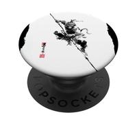 Sun Wukong The Monkey King Mythologie Chinoise Art Vintage PopSockets PopGrip Adhésif