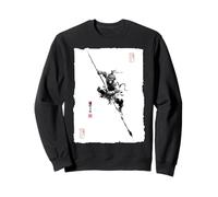 Sun Wukong The Monkey King Mythologie Chinoise Art Vintage Sweatshirt