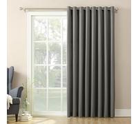 Sun Zero Barrow Panneau de Rideau à œillets pour Porte de terrasse coulissante, économe en énergie, 254 x 213,4 cm, Acier