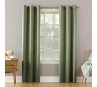 Sun Zero Becca Energy Efficient Panneau de Rideau à œillets Vert Sauge 101,6 x 241,3 cm