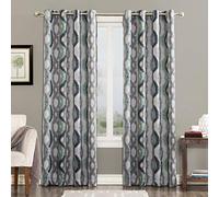 Sun Zero Burbank Aquarelle d'économie d'énergie Panneau de Rideau, Linen Beige, 54 inches x 84 inches