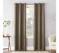 Sun Zero Cooper Panneau de Rideau à œillets à Isolation Thermique, économie d’énergie, 101,6 x 241,3 cm, Moka