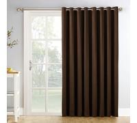 Sun Zero Easton Blackout Energy Efficient Panneau de Rideau à œillets, Polyester, Chocolat, W 84" x L 100" (1 Panels)