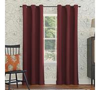 Sun Zero Easton Panneau de Rideau occultant à œillets Bordeaux 101,6 x 241,3 cm