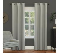 Sun Zero Easton Panneau de Rideau occultant à œillets, économie d'énergie, 101,6 x 274,3 cm, Gris argenté