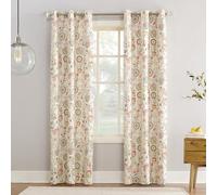 Sun Zero Jorah - Panneau de Rideau à œillets à Isolation Thermique, écoénergétique, 101,6 x 213,4 cm, Lin