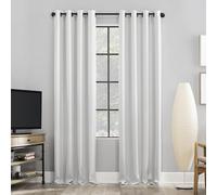 Sun Zero Nordic Lot de 2 Rideaux à œillets 100% occultants de qualité théâtre, 132,1 x 274,3 cm, Perle