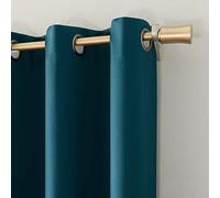 Sun Zero Oslo Panneau à œillets, Bleu Sarcelle, 52"x95"