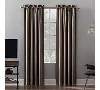 Sun Zero Oslo Theater Grade Extreme Panneau de Rideau occultant avec Passe-Tringle, 132,1 x 213,4 cm, Taupe