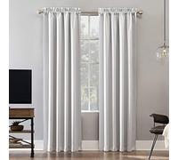 Sun Zero Oslo Theater Grade Extreme Panneau de Rideau occultant avec Passe-Tringle, 132,1 x 241,3 cm, Perle