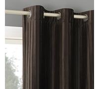 Sun Zero Scarlett Lot de 2 Panneaux de Rideaux occultants en Velours plissé à œillets et réduction du Bruit, 101,6 x 243,8 cm, Marron Chocolat