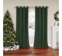 Sun Zero Soho Lot de 2 Panneaux de Rideaux occultants à œillets, économie d'énergie, réduction du Bruit, 137,2 x 243,8 cm, Vert persistant