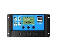 Sun3Drucker 20A Charge Controller Solar LCD Display Charge Regulator Intelligent Dual USB Port Charger 12V-24V