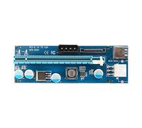 Sun3Drucker USB3.0 PCI-E Express 1x to 16x Extender Riser Card Adapter with SATA 6Pin Power Cable for Bitcoin