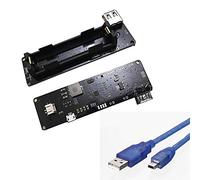 Wemos 18650 Battery Shield V3 ESP32 USB Port with USB to Micro-USB Cable for Raspberry Pi and Arduino