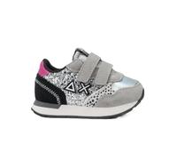 SUN68 9 Baskets Girl's Ally Glitter (First Step) Z45412F Couleur 44 Argent, 44 Argent, 21 EU