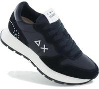 SUN68, Ally Studs, Suede Nylon, Chaussures Baskets Mode Casual Rivets