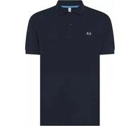 Sun68 - Basic S/S Polo - Homme - Tops - Bleu - Taille: XL