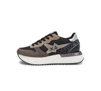 SUN68 Baskets basses beige / gris / noir, Taille 39