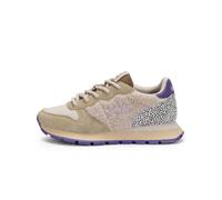 SUN68 Baskets basses beige / noisette / rose ancienne, Taille 36