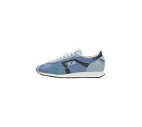 SUN68 Baskets Basses en Cuir pour Homme Z36124, Bleu Clair, 40 EU