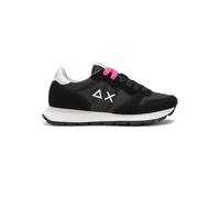 SUN68 Baskets Basses en Cuir Z36201, Noir, 37 EU
