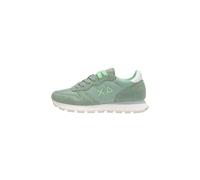 SUN68 Baskets Basses en Cuir Z36201, Vert Clair, 40 EU