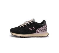 SUN68 Baskets basses rose / noir, Taille 37