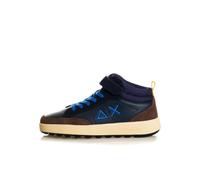 SUN68 Baskets Boy's Mid Genius Boy Teen Z44350T Couleur 07 Navy Blue, 07 Bleu marine, 36 EU