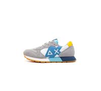 SUN68 Baskets 'Jaki Bicolor' bleu / turquoise / jaune / gris / blanc, Taille 37