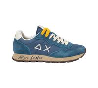 Sun68 - Baskets Vintage en Nylon avec Logo Brodé - Homme - Chaussures - Bleu - Taille: 43 EU