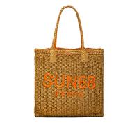 Sun68 Beach - Grand sac Rafia 1864 sable/orange X33208 BEIGE UNI
