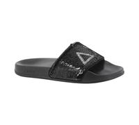 Sun68 - Beach Sequin Slides - Femme - Chaussures - Noir - Taille: 36 EU