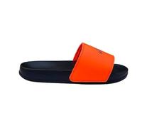 SUN68 Beach slippers logo 1164 noir/orange fluo homme, Noir orange fluo, 42 EU