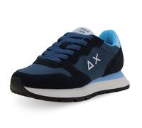 SUN68 Baskets Basses en Cuir Z36201, Bleu foncé, 37 EU