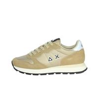 SUN68 Femme Ally Bright Nylon Sneaker, Beige, 38 EU