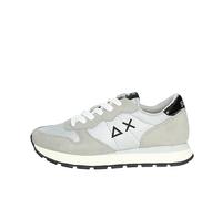 SUN68 Femme Ally Bright Nylon Sneaker, Silber, 40 EU