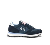 SUN68 Femme Ally Solid Nylon Shoe, Navy Blue, 39 EU