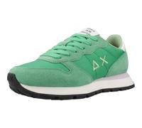 SUN68 Femme Ally Solid Nylon Shoe, Verde Prato, 37 EU