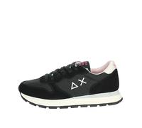 SUN68 Femme Ally Solid Nylon Sneaker, S11 Nero, 37 EU