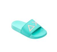 SUN68 Femme Slippers Logo Sandal, Acqua, 37 EU