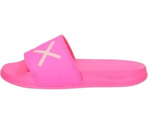 SUN68 Femme Slippers Logo Sandal, Fuxia Fluo, 38 EU
