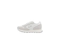 SUN68 Femmes Chaussures Ally Glitter Textile Code Z36203-01 Blanc, Blanc, 41 EU