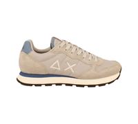 SUN68 Baskets Basses en Cuir pour Homme Z36101, Gris Clair (ral 7035), 46 EU